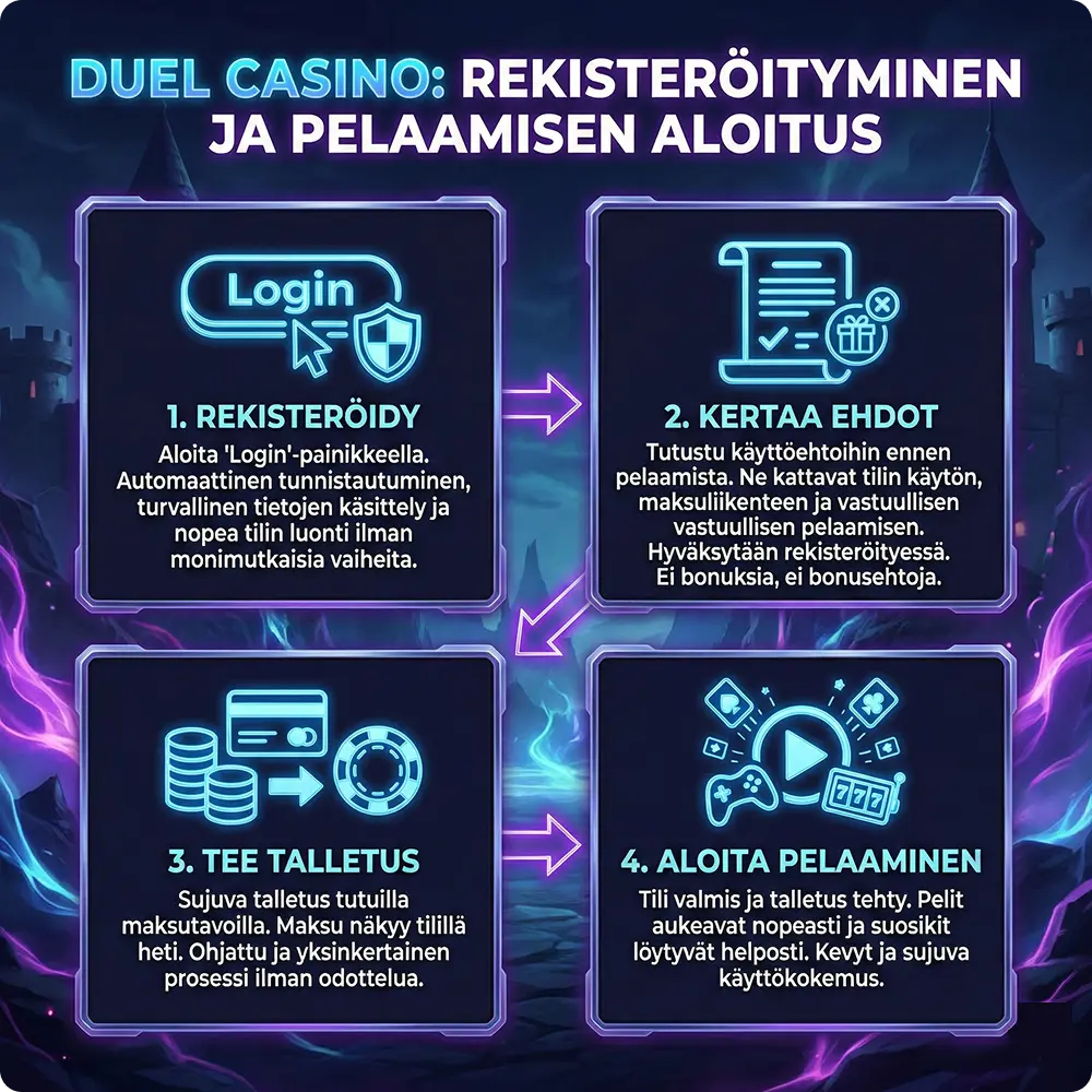 duel. com Rekisteröityminen Suomessa